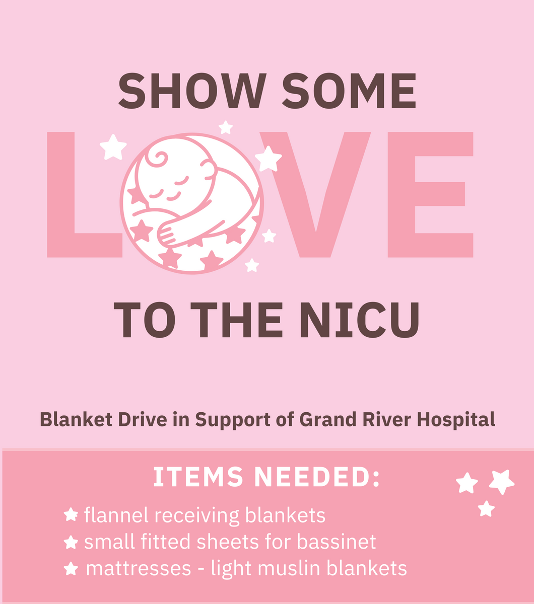 A Blanket Drive for NICU Babies and Their Families Grand River