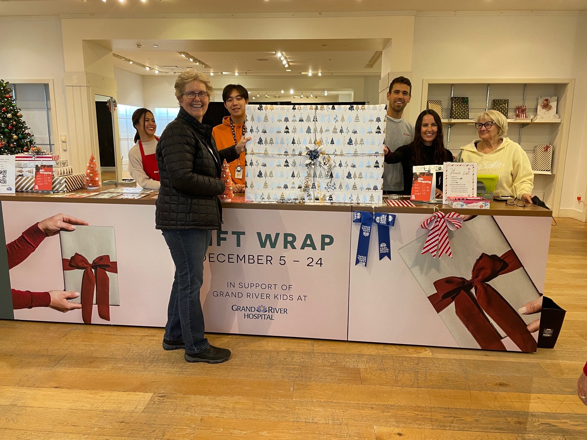 Give Back When You Get Your Gifts Wrapped at Conestoga Mall 2022