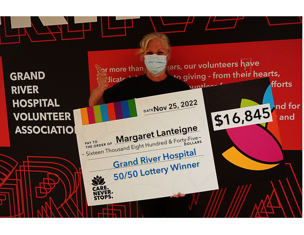 Grand River Hospital's very own takes home the November jackpot!
