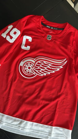 Image of Steve Yzerman Signed Jersey - Detriot Red Wings