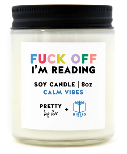 candle, pretty by her, candle, bibliotake