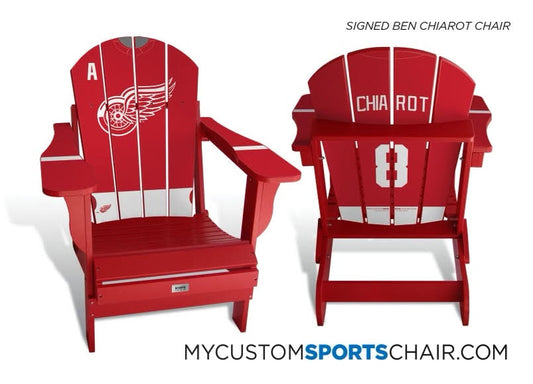 Detroit Red Wings My Custom Sports Chair signed by Ben Chiarot (#8)